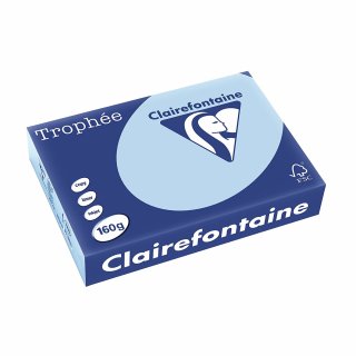 Clairalfa Multifunktionspapier Trophée A4 160 g/qm eisblau 250 Blatt
