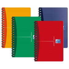Oxford Office Spiralheft 110 x 170 mm kariert 50 Blatt