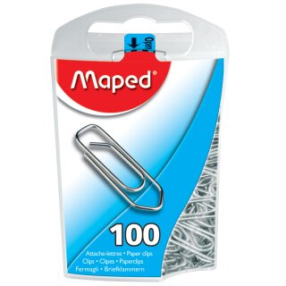 Maped Büroklammern verzinkt 25 mm 100 Stück