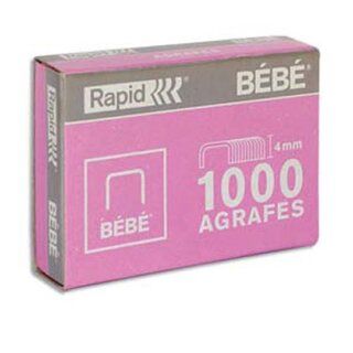 Rapid Heftklammern Bebe verkupfert 1.000 Stück