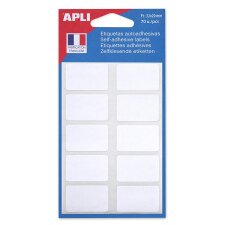 APLI Vielzweck Etiketten 20 x 32 mm weiß 70 Etiketten