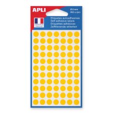 APLI Markierungspunkte Durchmesser: 8 mm rund gelb 462...