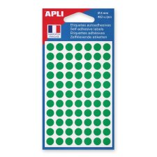 APLI Markierungspunkte Durchmesser: 8 mm rund grün...