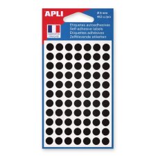 APLI Markierungspunkte Durchmesser: 8 mm rund schwarz 462...