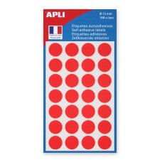 APLI Markierungspunkte Durchmesser: 15 mm rund rot 168...