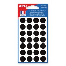 APLI Markierungspunkte Durchmesser: 15 mm rund schwarz...