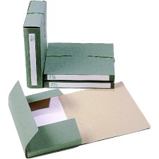 extendos Sammelbox 1240 für DIN A4 aus Karton grün