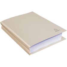 EXACOMPTA Sammelmappe aus Karton 320 g/qm grau 25 Mappen
