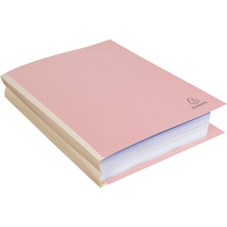 EXACOMPTA Sammelmappe aus Karton 320 g/qm rosa 25 Mappen