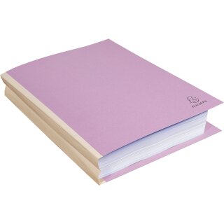 EXACOMPTA Sammelmappe aus Karton 320 g/qm lila 25 Mappen