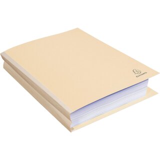 EXACOMPTA Sammelmappe aus Karton 320 g/qm beige 25 Mappen