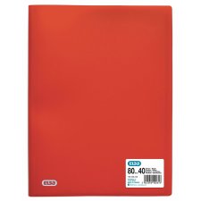 ELBA Sichtbuch DIN A4 Standard mit 40 Hüllen rot