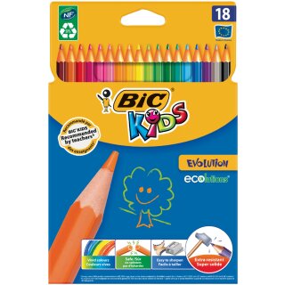 BIC KIDS Buntstifte Evolution ecolutions 18er Kartonetui
