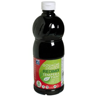 LEFRANC & BOURGEOIS Gouachefarbe 1.000 ml schwarz