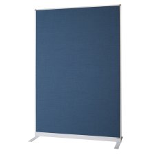 magnetoplan Raumteiler Textil blau mit Aluminiumrahmen Speditionsversand