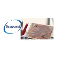 AVERY Zweckform Transparente Adress Etiketten 99,1 x 38,1mm Inkjet 350 Etiketten