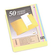 EXACOMPTA Aktendeckel SUPER 250 DIN A4 gelb 50 Aktendeckel