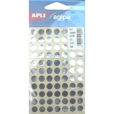 APLI Markierungspunkte rund selbstklebend silber 308...
