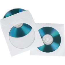 hama CD /DVD Papiertasche für 1 CD/DVD weiß...