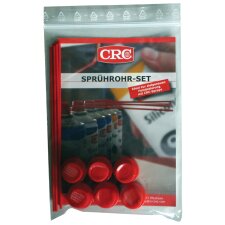 CRC Sprührohr Set für CRC Spraydosen 100 mm rot