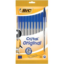 BIC Kugelschreiber Cristal Original blau im 10er Beutel