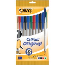 BIC Kugelschreiber Cristal Original sortiert 10er Beutel