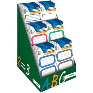 HERMA Buchetiketten Vario Schule im Thekendisplay 60 Packungen