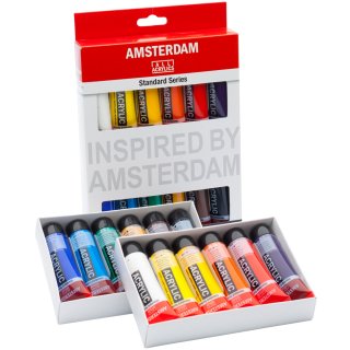 ROYAL TALENS Acrylfarbe AMSTERDAM Introset II 12 x 20 ml