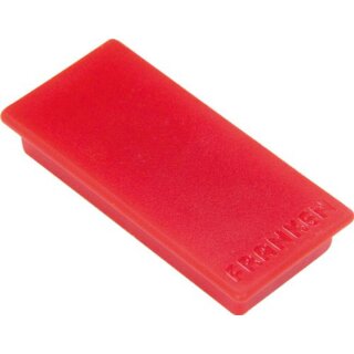 FRANKEN Haftmagnet Haftkraft: 1.000 g 50 x 23 mm rot 10 Magnete