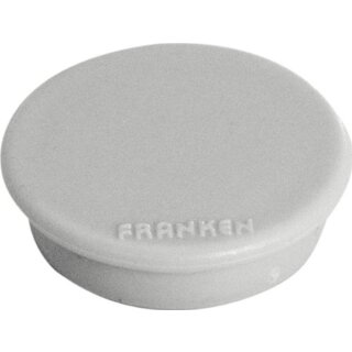 FRANKEN Haftmagnet Haftkraft: 800 g Durchmesser 32 mm grau 10 Magnete
