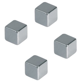 FRANKEN Neodym Magnetwürfel Maße: 10 x 10 x 10 mm chrom