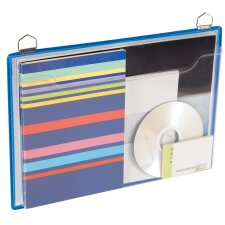 tarifold tview Prospekttasche DIN A4 Querformat blau 5...
