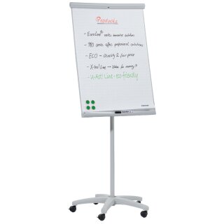 FRANKEN Flipchart U Act! Line Mobil 700 x 1.000 mm Höhe: 1.860 mm