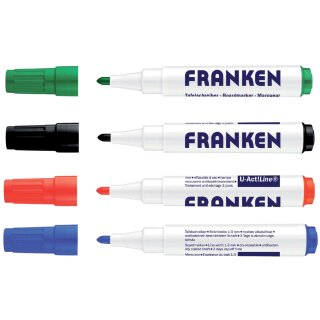 FRANKEN Whiteboard Marker U ACT! Line farbig sortiert 4 Marker