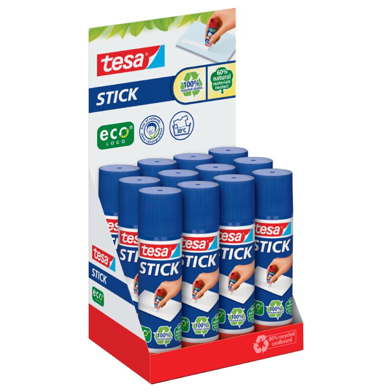 Tesa Klebestift ecoLogo geruchsneutral 3 x 10 g