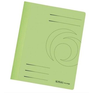Herlitz Schnellhefter easy orga Manilakarton DIN A4 grün