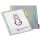 DURABLE Sichttafel FUNCTION DIN A4 transparent Tab: rot (Preis pro Stück)