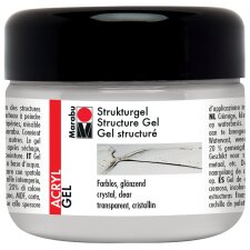 Marabu Strukturgel 225 ml farblos glänzend