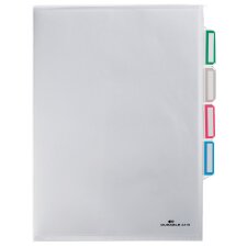 DURABLE Organisationshülle DIN A4 aus PP transparent...