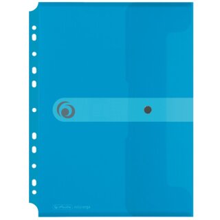 Herlitz Dokumententasche easy orga to go DIN A4 transparent blau