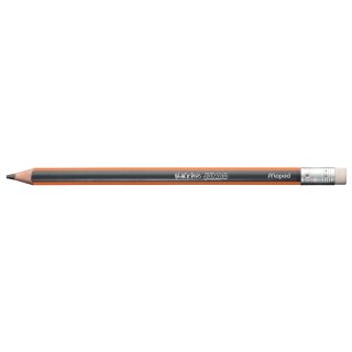 Maped Bleistift BLACKPEPS JUMBO mit Radierer Härtegrad:HB