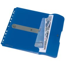 Herlitz Dokumententasche easy orga to go DIN A5 transparent blau