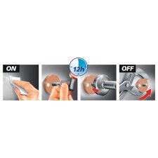 tesa Powerbutton Haken Classic rund