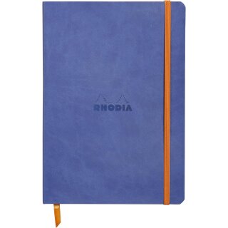 RHODIA Notizbuch RHODIARAMA DIN A5 liniert saphirblau 80 Blatt