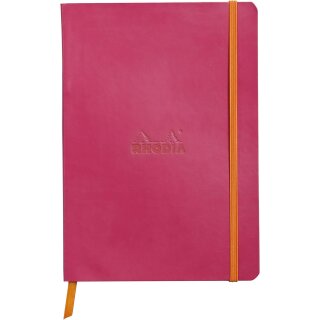 RHODIA Notizbuch RHODIARAMA DIN A5 liniert himbeere 80 Blatt