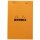 RHODIA Notizblock No. 14 110 x 170 mm kariert orange 80 Blatt