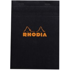 RHODIA Notizblock No. 16 DIN A5 kariert schwarz 80 Blatt