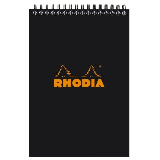 RHODIA Spiralnotizblock No. 16 DIN A5 kariert orange 80 Blatt