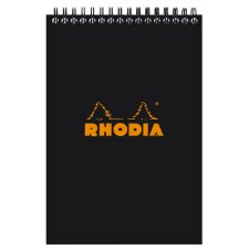 RHODIA Spiralnotizblock No. 16 DIN A5 kariert orange 80...