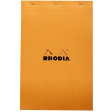 RHODIA Notizblock No. 19 DIN A4+ kariert orange 80 Blatt